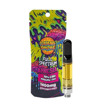 Cartridge Tip Full Spectrum 70% Amnesia Seed > Iguana Smoke | Vapes