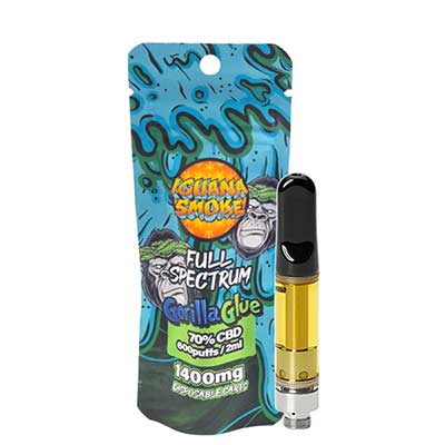 Cartridge Tip Full Spectrum 70% Gorilla Glue Seed > Iguana Smoke | Vapes