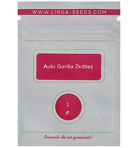 Auto Gorilla Zkittlez > Linda Seeds | Graines Autofloraison  |  Indica