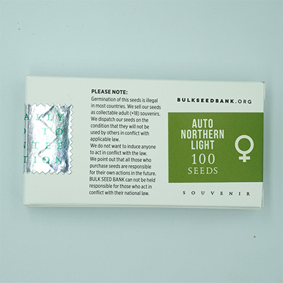 Auto Northern Light > Bulk Seed Bank | Autoflowering Cannabis   |  Indica