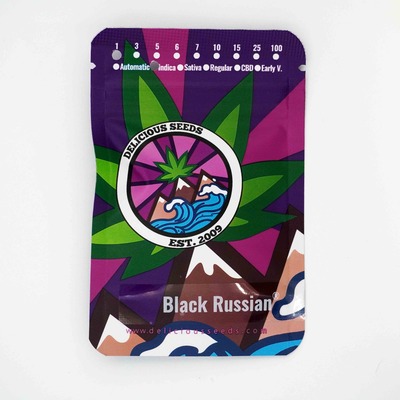 Black Russian Samen > Delicious Seeds | Feminisierte Hanfsamen  |  Indica