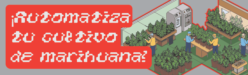 Salas de cultivo inteligentes: automatización para el cultivo de marihuana en casa