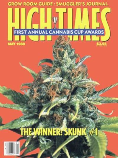 First annual cannabis cup award 1988