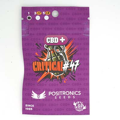 CBD + Critical #47 Seed > Positronics | Feminized Cannabis   |  Indica
