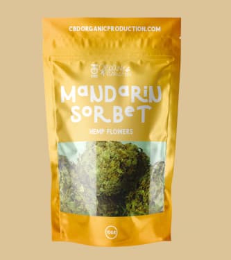 Mandarin Sorbet CBD > hierba CBD | Productos de CBD