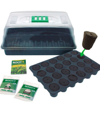 Mini greenhouse set > Rootit | Grow-Shop  |  Seeding and accessories