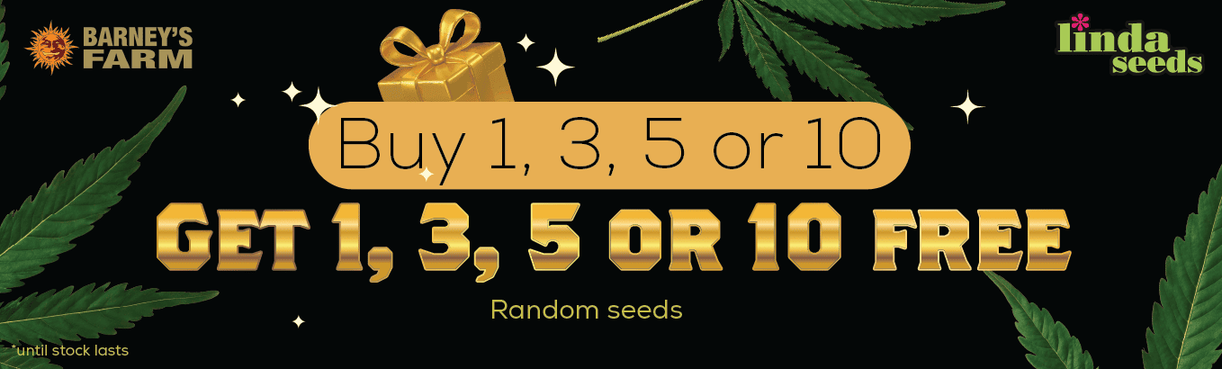 BARNEYS FARM FREE SEEDS PROMOTION