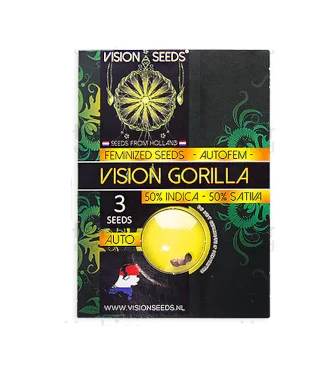 Vision Gorilla Auto > Vision Seeds | Graines Autofloraison  |  Hybride