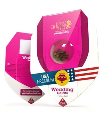 Gelato wedding cake seeds